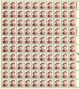 Buffalo Bill Cody of 100 Fifteen Cent Postage Stamps Scott 2177