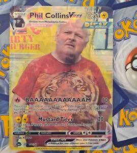 Phil Collins Pokemon Card Mustard Tiger TPB