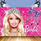Barbie Makeup Backdrop Girls Birthday Party Bedroom Background Wall Banner Decor