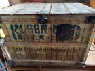 Vintage Kleen Maid Bread Wooden Crate   San Joaquin Baking Co. - Fresno