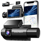WOLFBOX Dash Cam 3 Channel 4K Dash Camera Three Cameras With WiFi GPS