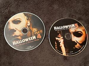 Halloween 4 The Return of Michael Myers and Halloween 5 Revenge of Michael Discs