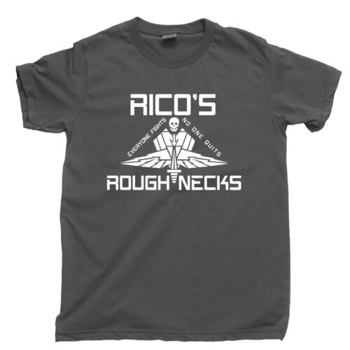Starship Troopers T Shirt Ricos Roughnecks Mobile Infantry Movie Tee