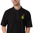 Funny Dancing Bear Masters Polo T-shirt Embroidered Augusta Golf Birthday Gift