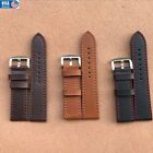 18mm 20mm 22mm 24mm Matte Genuine Leather Watch Band Strap