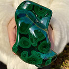 4.56LB Natural glossy Malachite transparent cluster rough mineral sample