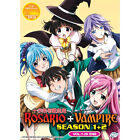 Rosario + Vampire Complete English Dub Anime DVD Series Season 1+2 (1-26 End)