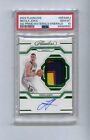 NIKOLA JOKIC 2022 FLAWLESS Game Used Auto /5 EMERAL 3 color patch PSA 10 pop 1