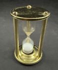 Vintage Metal Sand 4-Minute Timer Hourglass - Made in Japan