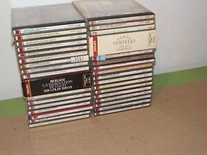 Philips Label Lot of 37 Rare Classical Music CD's in Cases w/ Silver Centers O75