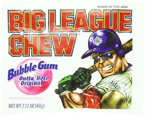 Big League Chew Bubblegum, Original, 12 Count (9 Boxes)