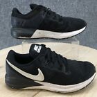 Nike Shoes Womens 8 Air Zoom Structure 22 Athletic Sneakers AA1640-002 Black