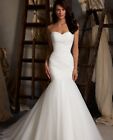 Morilee Mermaid Bridal Wedding Gown #5108, Veil, White - Size 12, New **SALE**