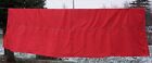Vintage Red Christmas Holiday Rectangular Tablecloth W/Rickrack 88