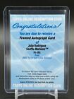 2022 Topps Gold Label Julio Rodriguez Rookie Auto Framed Autograph RC Redemption