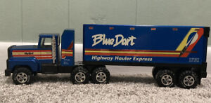 Nylint Blue Dart Tractor Trailer Semi Truck Highway Hauler Express Vintage Semi