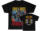 Tour 2023 Roses Guns T-Shirt  Tee Men's N' New Gnr Concert World American North