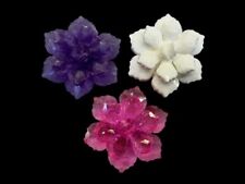 Silicone Faceted Flower Mold For Resin