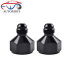 2PCS Female AN8 AN10 to AN6 AN8 Male Flare Reducer Hose Fitting Adapter Black