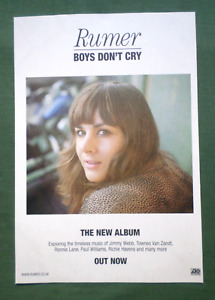 RUMER - BOYS DON'T CRY -  1 PAGE ADVERT MAGAZINE CLIPPING- POP MUSIC