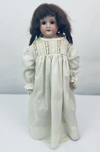 New ListingAntique German Doll Bisque Head & Leather Body Wiefel & Co 250 20