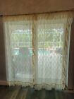 Awesome Vintage Lace Curtains! (Same Side Pannels)