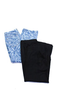 Zara Divided H&M Womens Jeans Navy Striped Dress Pants Size XL 10 lot 2