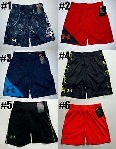 New Under Armour Little Boys Athletic Logo Shorts Choose Size & Color