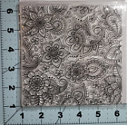 paisley background clear stamp texture card clay FAST Free Shipping