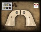 PIETTA 1860 ARMY CAP & BALL AND CARTRIDGE REVOLVERS; TWO-PIECE IVORY GRIPS