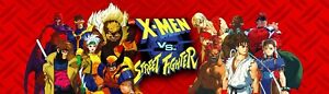 X-Men vs Street Fighter 1up Arcade Marquee For Header/Backlit Sign