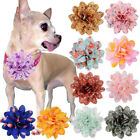 Dog Collar Accessories Bow Fabric Flower Puppy Dog Cat Necklace Pet Supplies