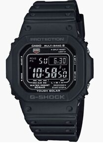 Casio Men's G-Shock Solar Digital World Time Multi Band Watch 46mm GW-M5610U-1B