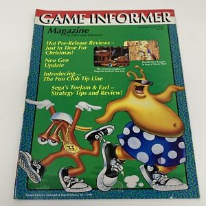 Game Informer Magazine Issue 2 Nov Dec 1991 SEGA ToeJam Earl Rare Early Gaming