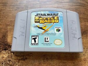 Star Wars Battle for Naboo (Nintendo 64, 2000) Authentic N64 Cartridge - Tested!