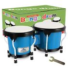 EastRock Bongo Drum 4” and 5” Set for Kids Adults BeginnersPercussion Bongos ...