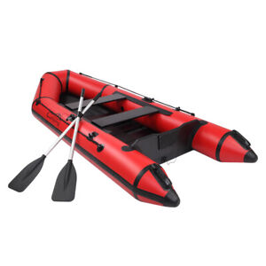 10 ft Dinghy Boats 4 Persons Inflatable Fishing Kayak Raft Sport Boat for Adults