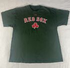 vintage 2005 BOSTON RED SOX ST. PATRICK’S DAY T-Shirt LARGE mlb baseball Pedroia
