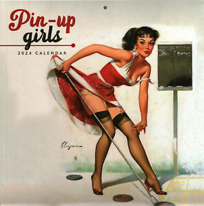 Gil Elvgren Pin-Up Girls 2024 12 Month Wall Calendar New!