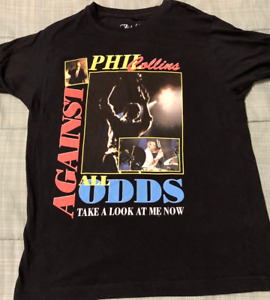 RARE PHIL COLLINS 2019 AGAINST ALL ODDS CONCERT TOUR SHIRT L GENESIS MUSIC BAND