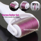 3 in 1 Micro Pin Derma Roller Set Acne Scars Wrinkle Removal Facial Recovery