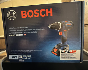 NEW Bosch GSB18V-535CB15 18V 1900 RPM Drill Driver