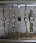 Vintage untested watch lot of 6 [B4] Avon, Elegante,Timex, Geneva, Figaro