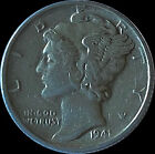 1941-D Mercury Dime  -  XF/AU 90% Silver