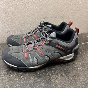 Merrell Men's Crosslander 2 Vent Low Hiking Shoes Granite Red Size 12