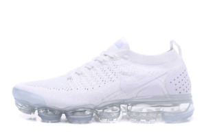 DS Nike Air VaporMax Flyknit 2 Men's pure white air cushion shoes brand new