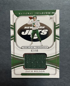 2021 Panini National Treasures Franchise /99 Zach Wilson #FT-ZW Rookie RC