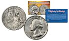 1976 S Washington Bicentennial Quarter Gem BU 40% Silver US Coin w/ COA & HOLDER
