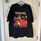 VTG Slipknot Concert Tour Band Black Shirt sz XL Nu Metal Korn Blue Grape 1999