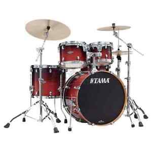 Tama Starclassic Performer 4pc Drum Set Dark Cherry Fade